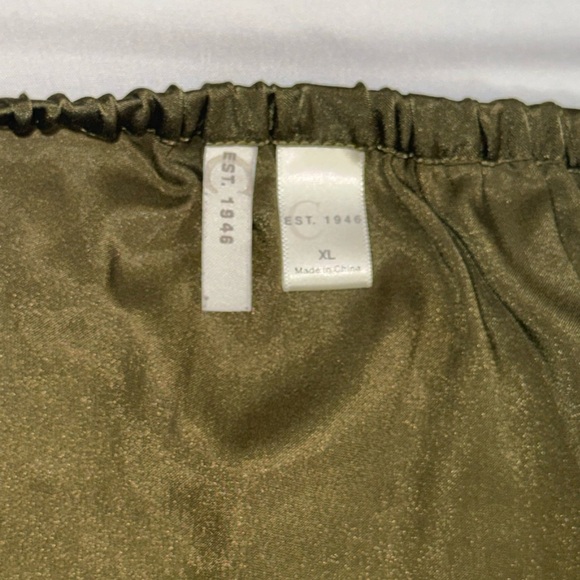 C Est 1946 Olive Green Off the Shoulder Jumpsuit Size XL - Picture 5 of 5